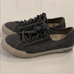 SeaVees for J. Crew wool/flannel sneakers